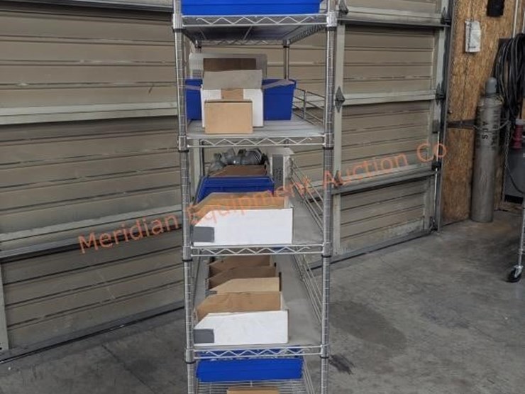 wire-rack-w/-asst-electrical-fittings-&-misc-parts-image-3