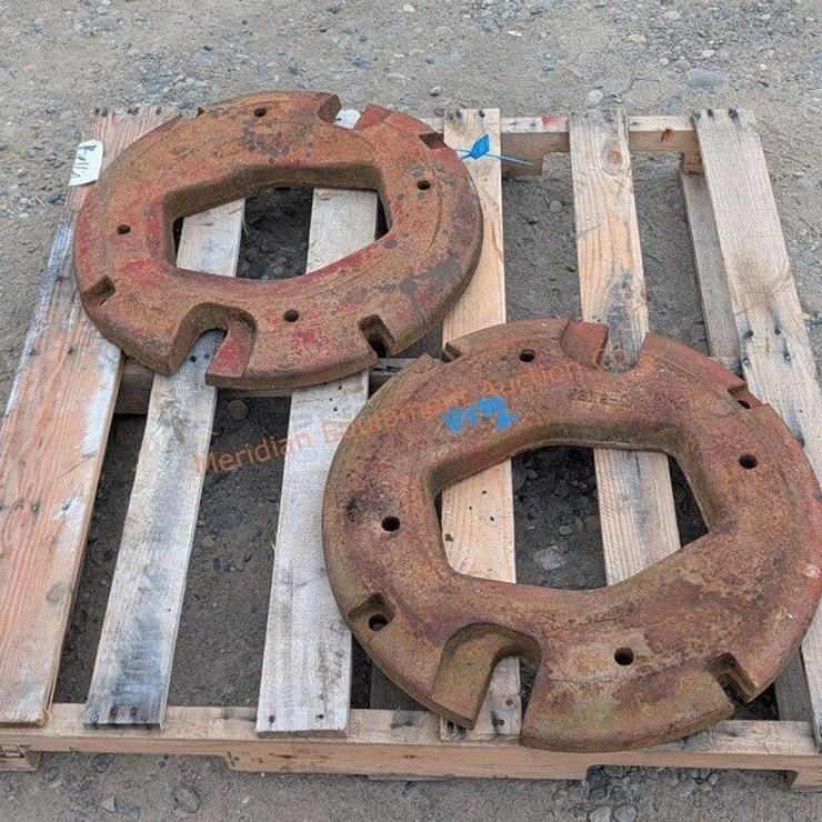2- Farmall Tractor Wheel Weights