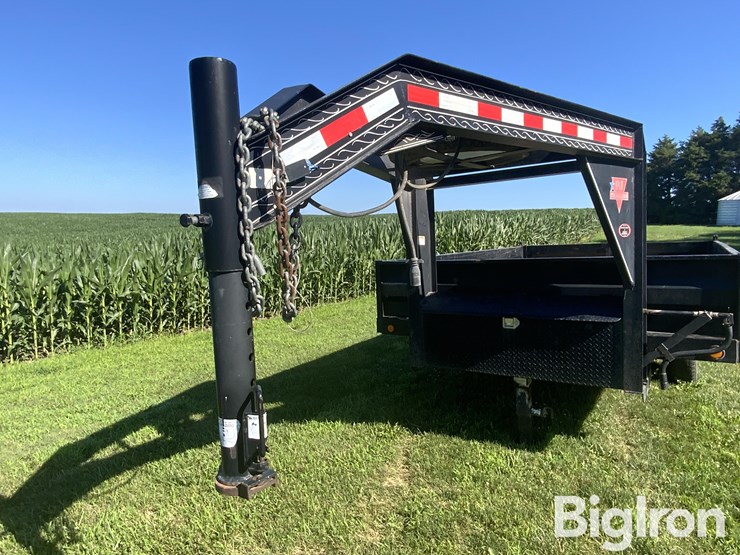 2007-pj-d8142-96"-x-14'-t/a-gooseneck-deckover-dump-trailer-image-11