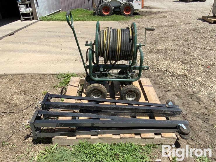 portable-hose-reel-w/sprinkler-stands-image-4