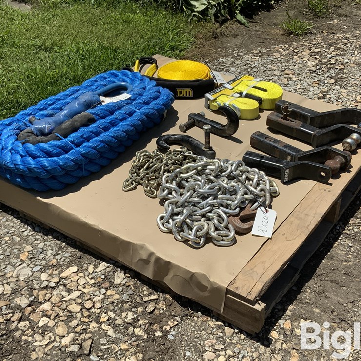 Receiver Hitches/Hooks, Chains, Straps & Tow Rope