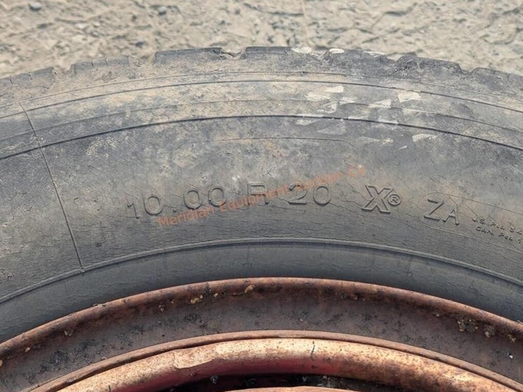2--10.00-x-20-michelin-tires-w/-rims-image-10
