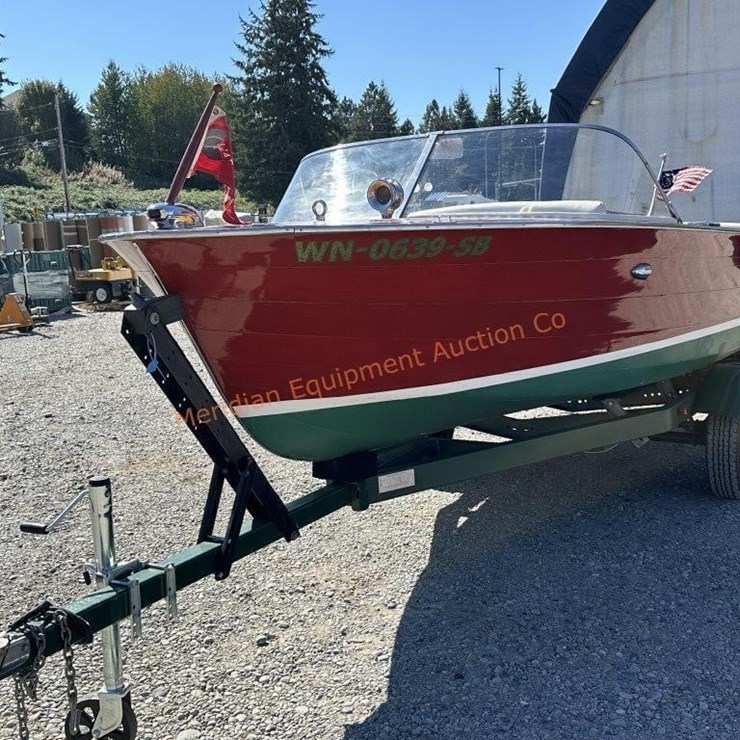 1960 17' Chris Craft Boat w/ Boat Trailer