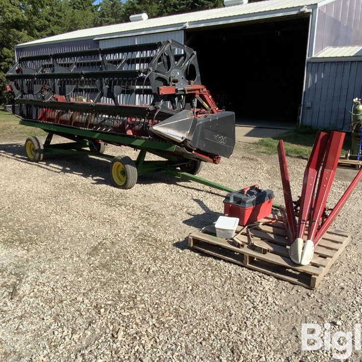 1990 Case IH 1020 16.5' Flex Platform W/Trailer