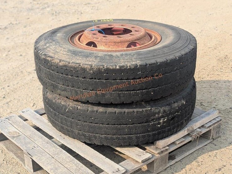 2--10.00-x-20-michelin-tires-w/-rims-image-2