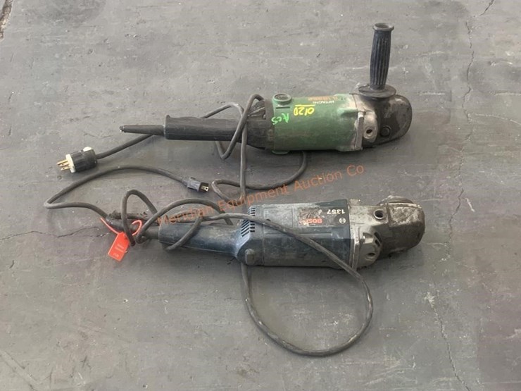 2--7"-hitachi-&-bosch-angle-grinders-image-1