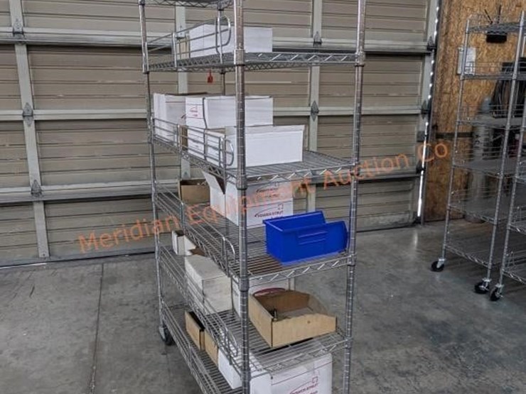 wire-rolling-rack-w/-assorted-electrical-parts-image-5