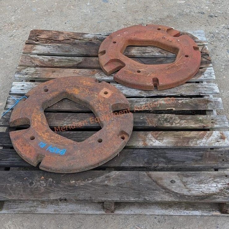 2- Farmall Tractor Wheel Weights