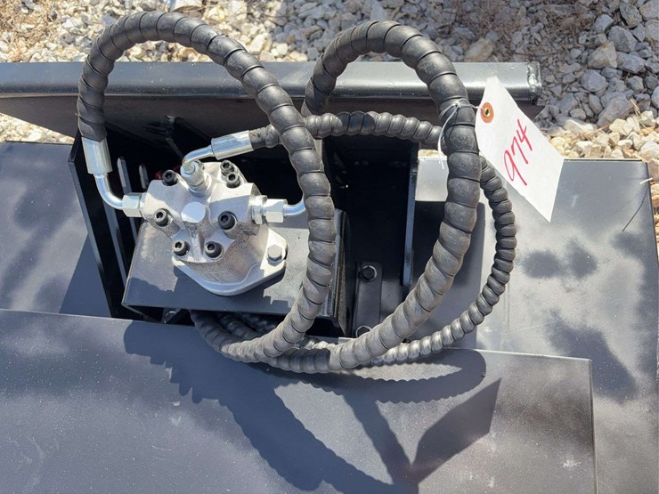 mini-skid-steer-black-hydraulic-brush-cutter-attachment-with-hoses-image-5