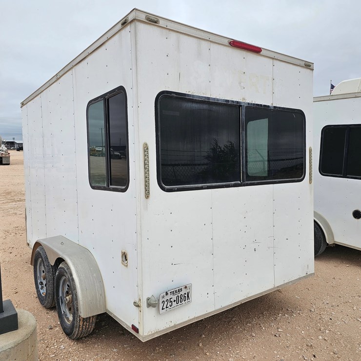 2019 LARK UNITED 12’ X 7’ T/A BUMPER PULL MOBILE OFFICE TRAILER