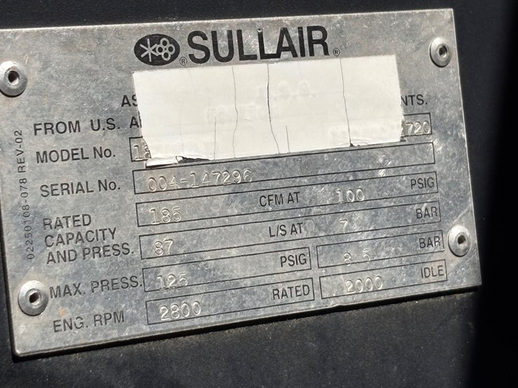 #33-•-sullair-185-portable-rotary-screw-air-compressor-image-6