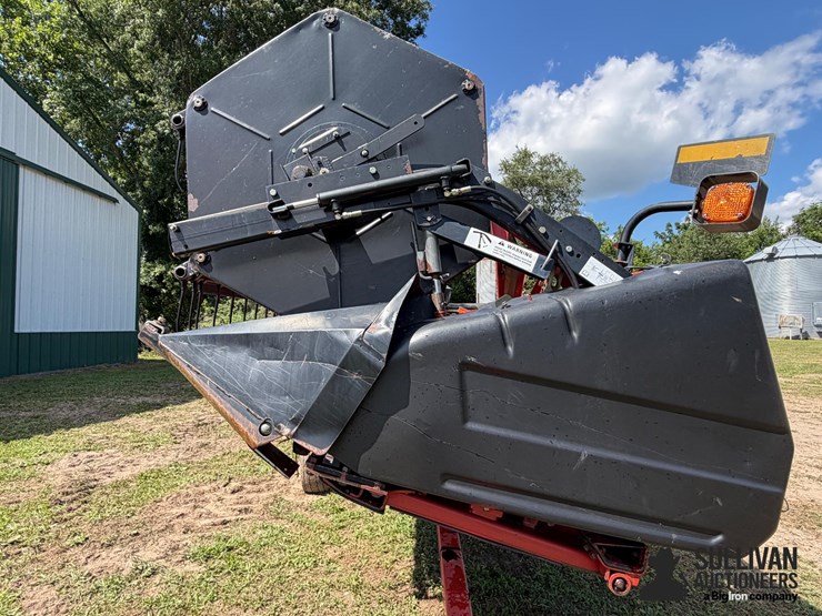 case-ih-1020-30'-grain-platform-w/unverferth-ht25-head-cart-image-12