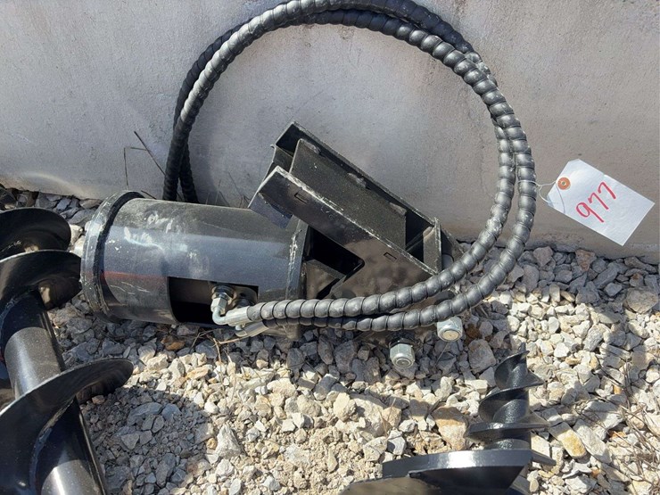 hydraulic-mini-excavator-auger-attachment-with-dual-bits-image-3