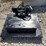 mini-skid-steer-black-hydraulic-brush-cutter-attachment-with-hoses-image-1