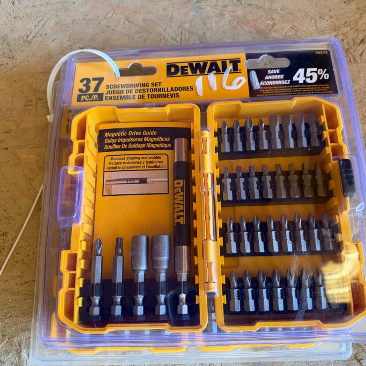 #1161 • (2) 37 PC Screwdriving Set