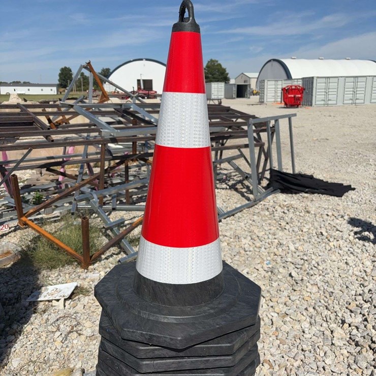 Traffic Safety Cones with Heavy Base