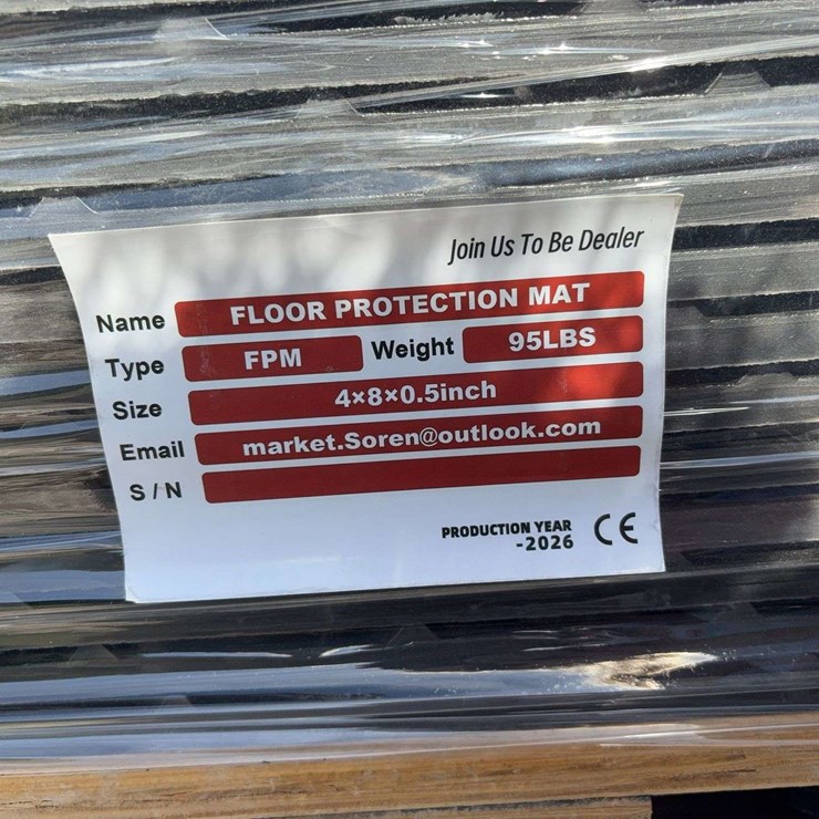 Floor Protection Mat FPM 4x8x0.5 Inch 95 LBS