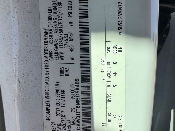 #231-•-2021-ford-f-350-pickup-truck-w/-service-bed-image-19