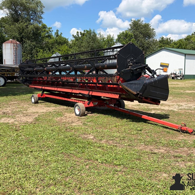 Case IH 1020 30' Grain Platform W/Unverferth HT25 Head Cart