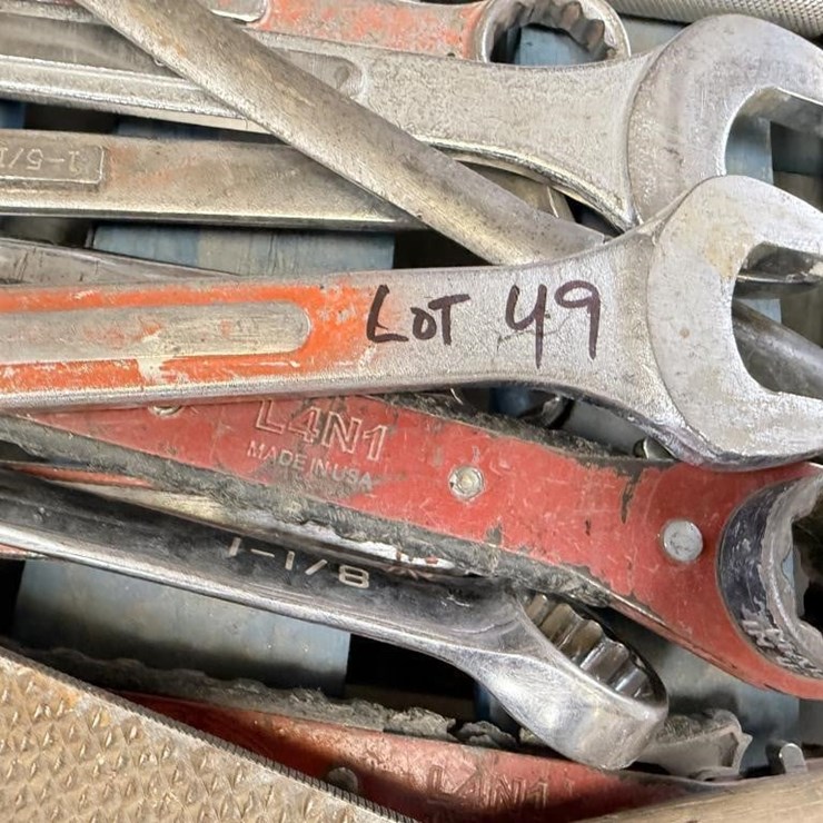 Assorted Wrenches, Hand Tools, Sockets, Fittings