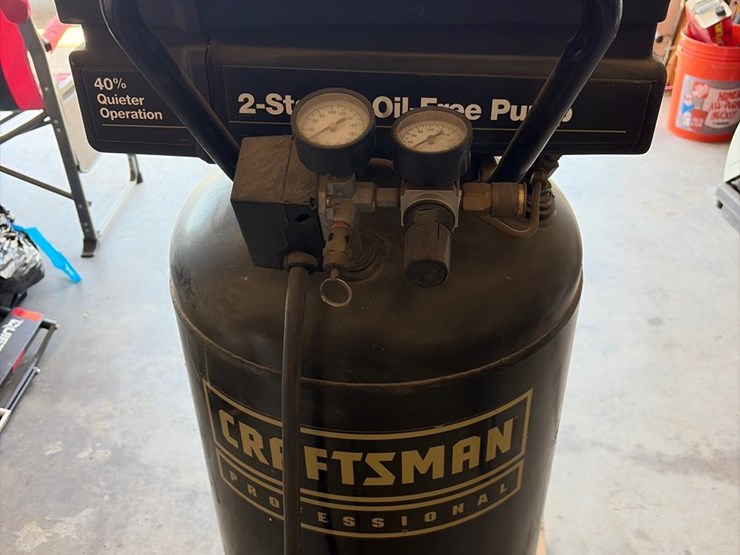 #32-•-craftsman-professional-two-stage-12-v-25-gallon-vertical-175-psi-compressor-image-1