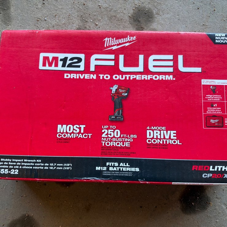 #5 • Milwaukee M12 Fuel 1/2" Stubby Impact Wrench