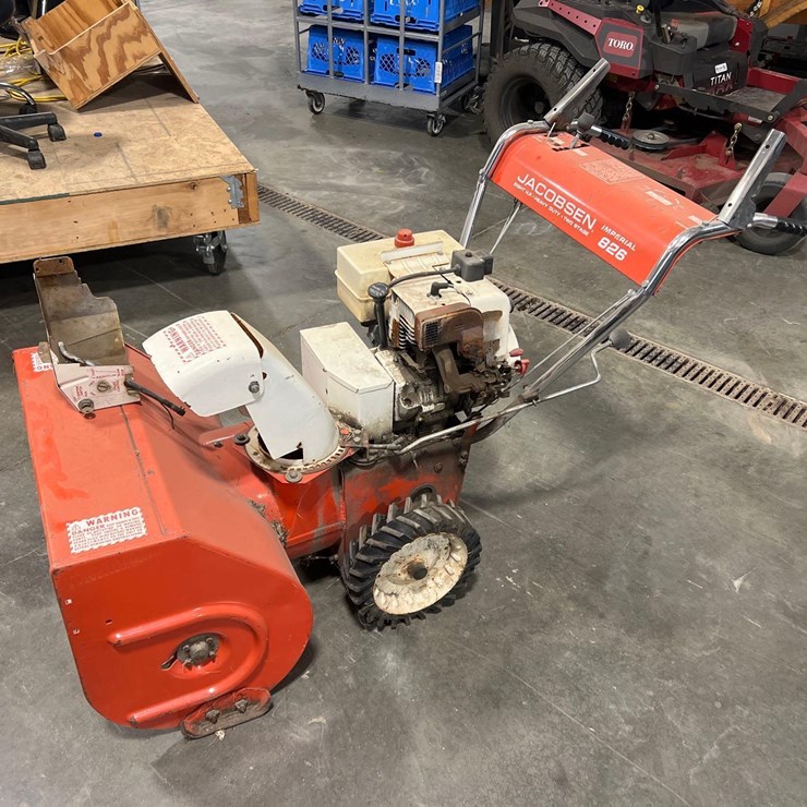 Jacobsen 826 Walk Behind Snowblower