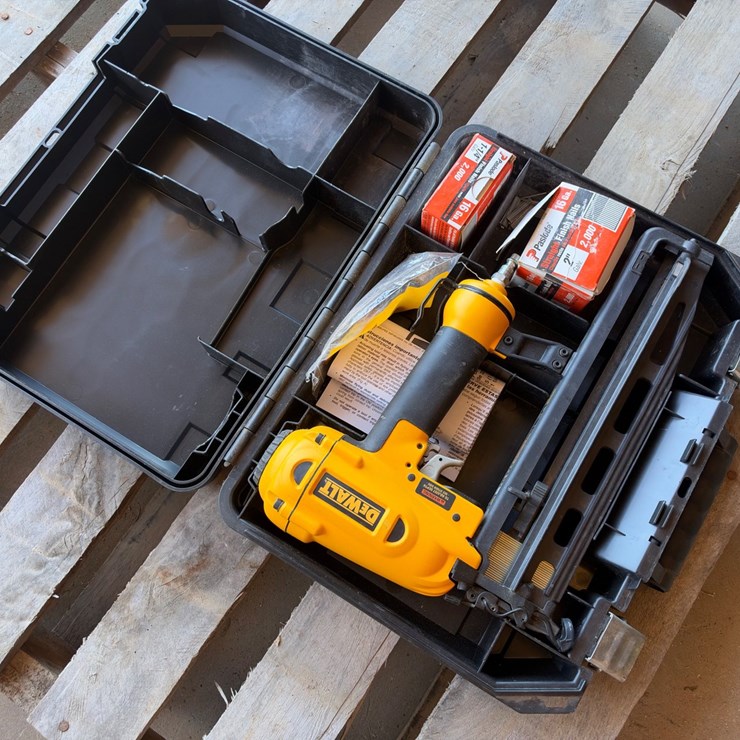 #12 • Dewalt Pneuamtic Nail Gun W/ Extra Nails