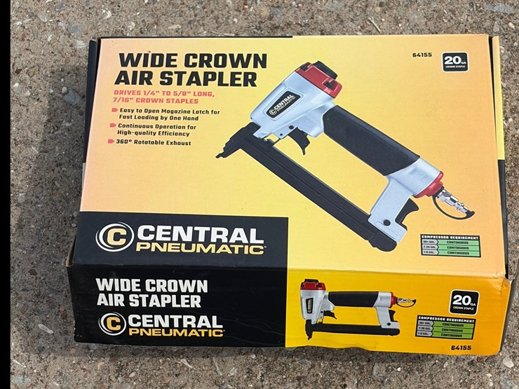 #93-•-central-pneumatic,-wide-crown-air-stapler-image-1