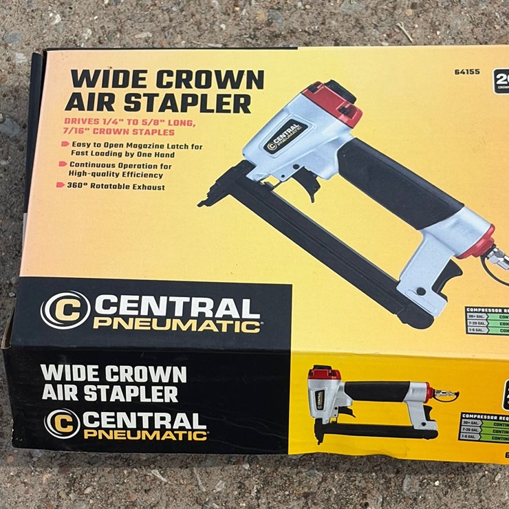 #93 • Central pneumatic, wide crown air stapler
