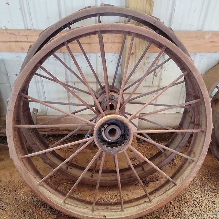 (2) Steel Wheels