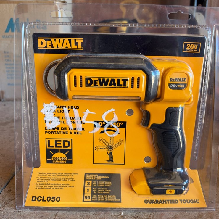 #1158 • DeWalt LED Hand Held Area Light