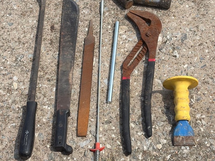 #92-•-prybar,-machete,-file,-grabber,-channel-locks-chisel-image-1