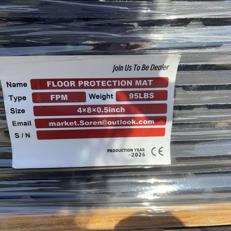 Floor Protection Mat FPM 4x8x0.5 Inch 95 LBS
