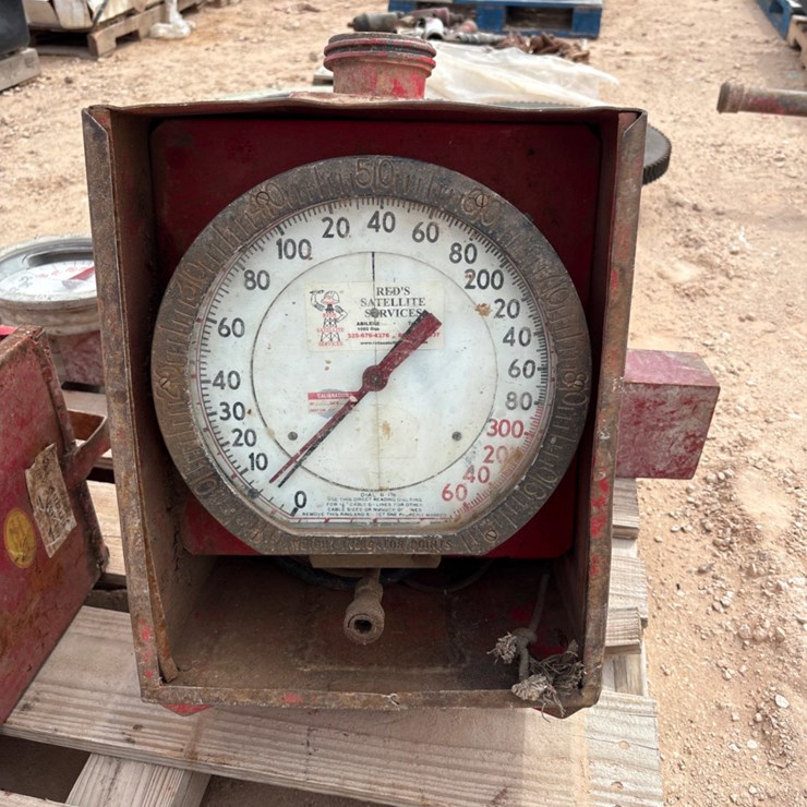 Red’s satellite service pad type weight indicator