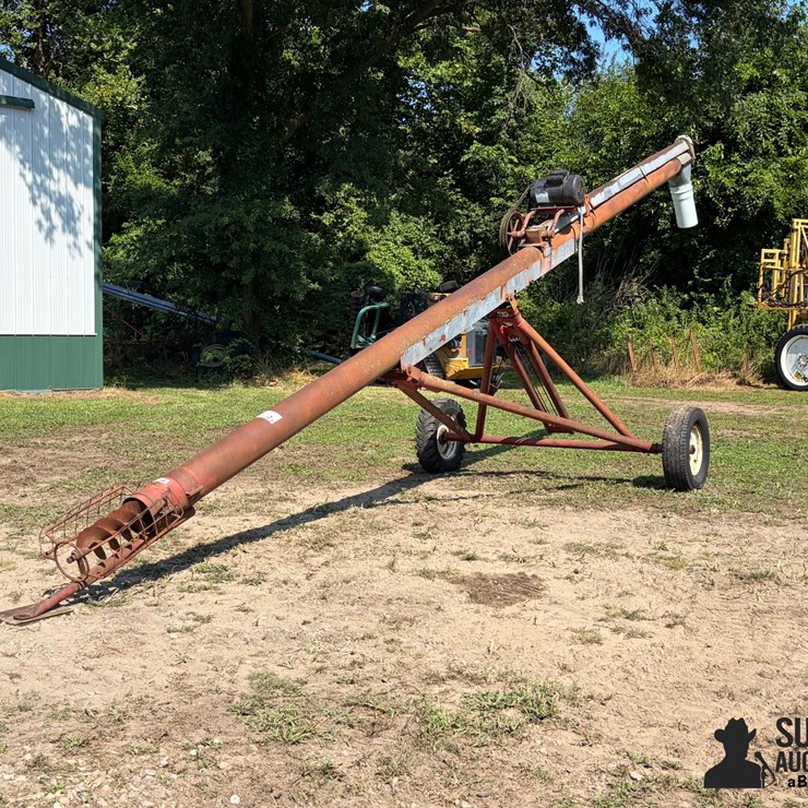 8" Load Out Auger W/Electric Motor