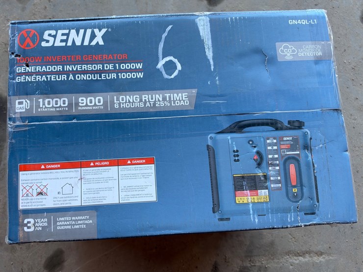 #6-•-senix-1,000-watt-generator,-gas-engine-image-4