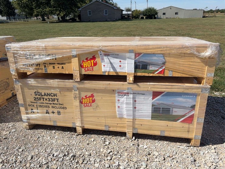 solanch-c2533ft-25ft-x-33ft-double-garage-metal-shed-image-2