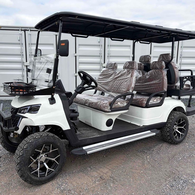 Unused HQ100 Battery Operated Golf Cart *Not Put Together Pictures For Reference*