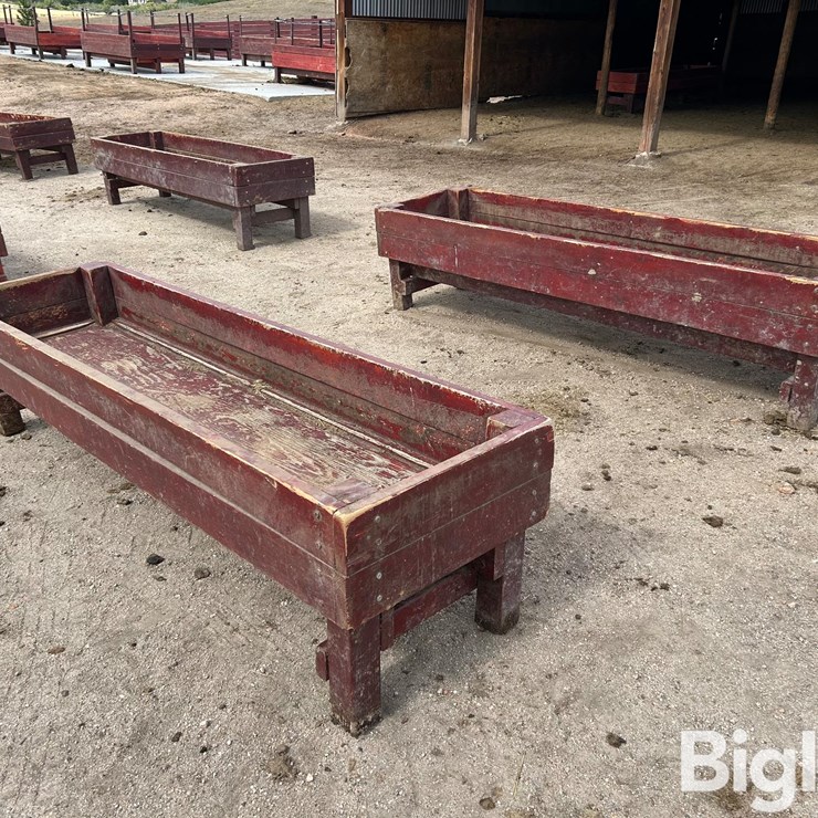Wood Cattle Feed Bunks