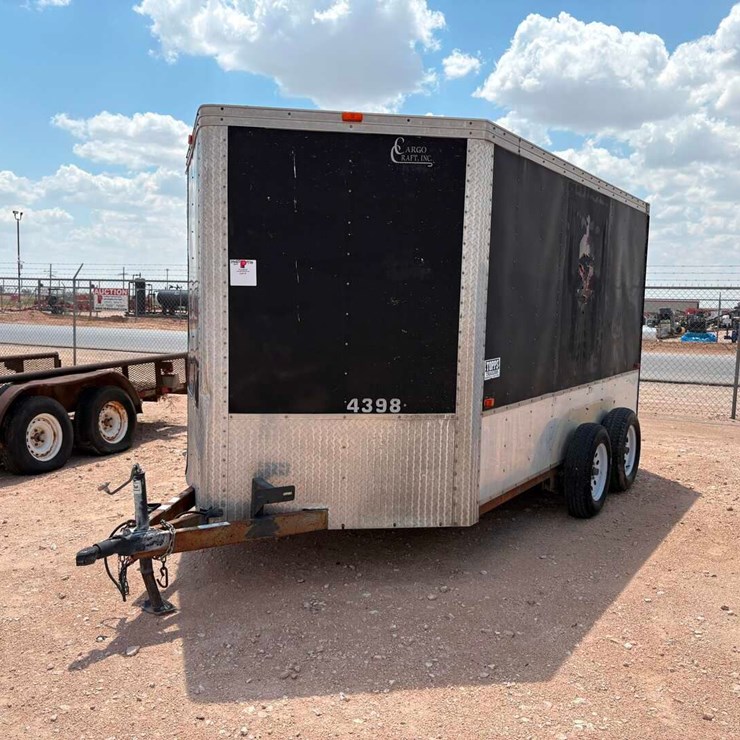 CARGO CRAFT 15’ X 7’ T/A BUMPER PULL ENCLOSED TRAILER