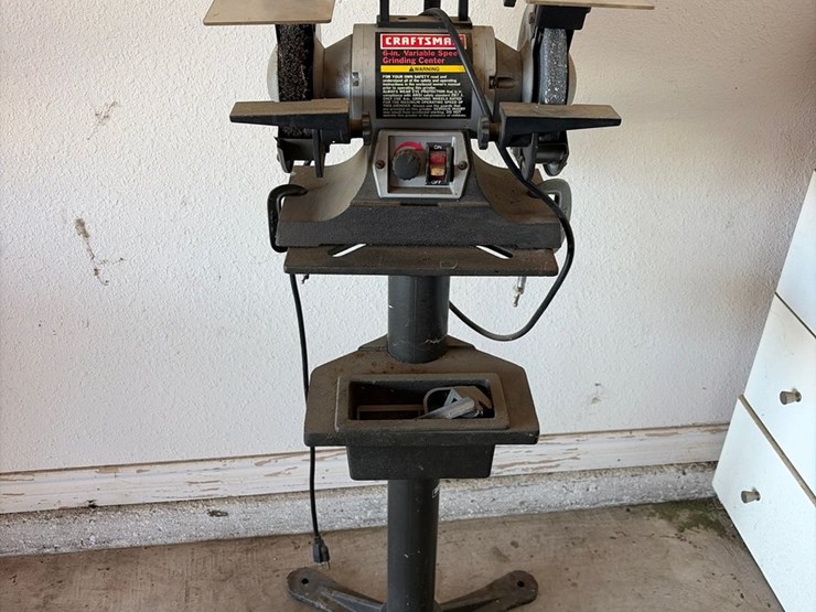 #44-•-craftsman-6-inch-variable-speed-bench-grinder-with-steel-stand-image-1