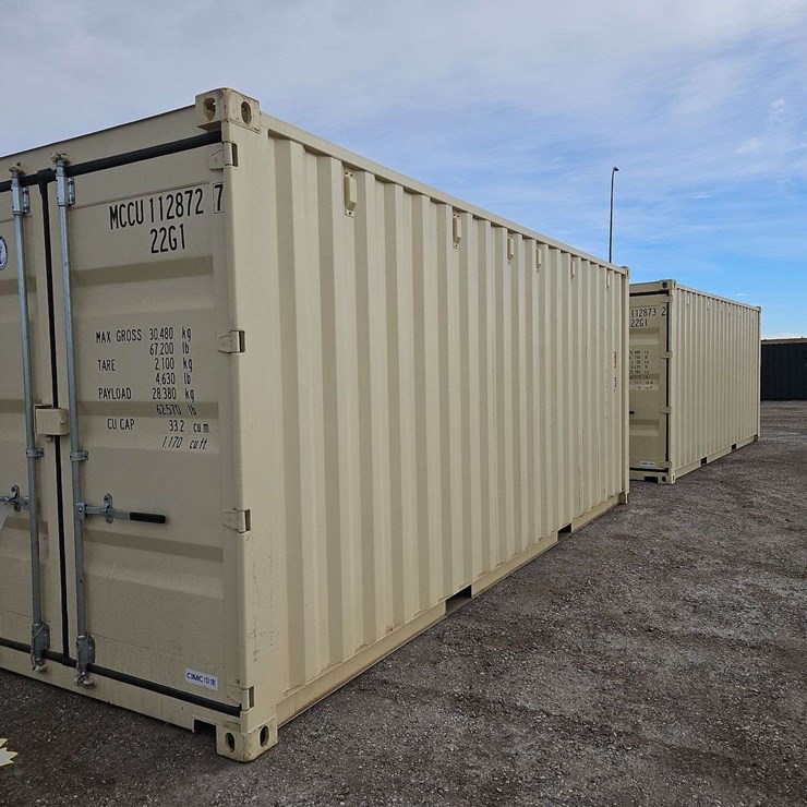 20' 1 Door Single Use Sea Container