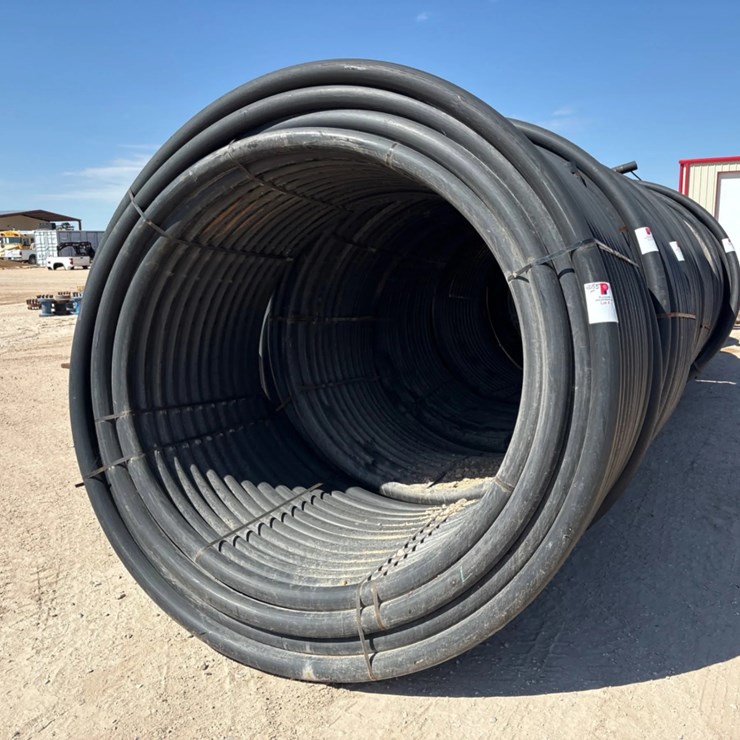 1000’ ROLL OF USED IPS 3” POLY PIPE