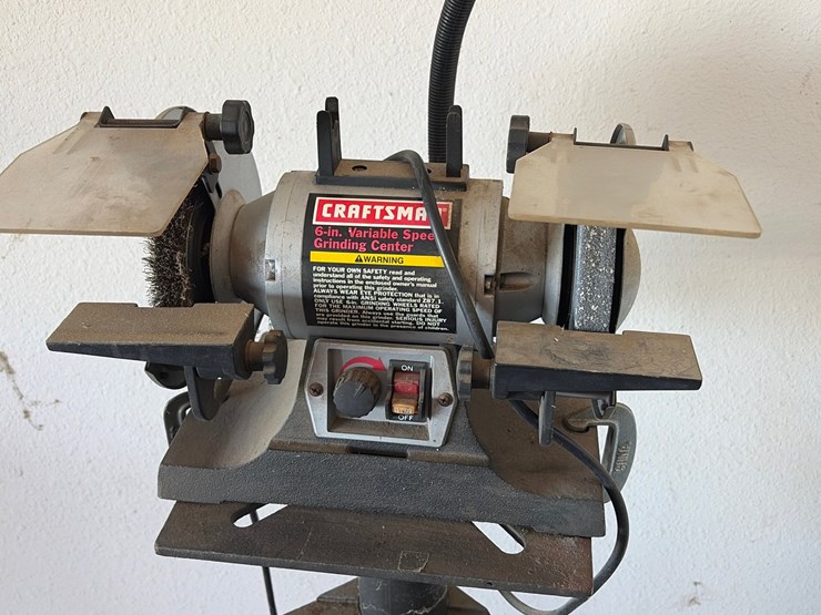 #44-•-craftsman-6-inch-variable-speed-bench-grinder-with-steel-stand-image-2