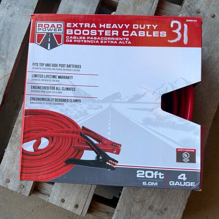#31 • Road Power Extra Heavy Duty 20' Jumper Cables