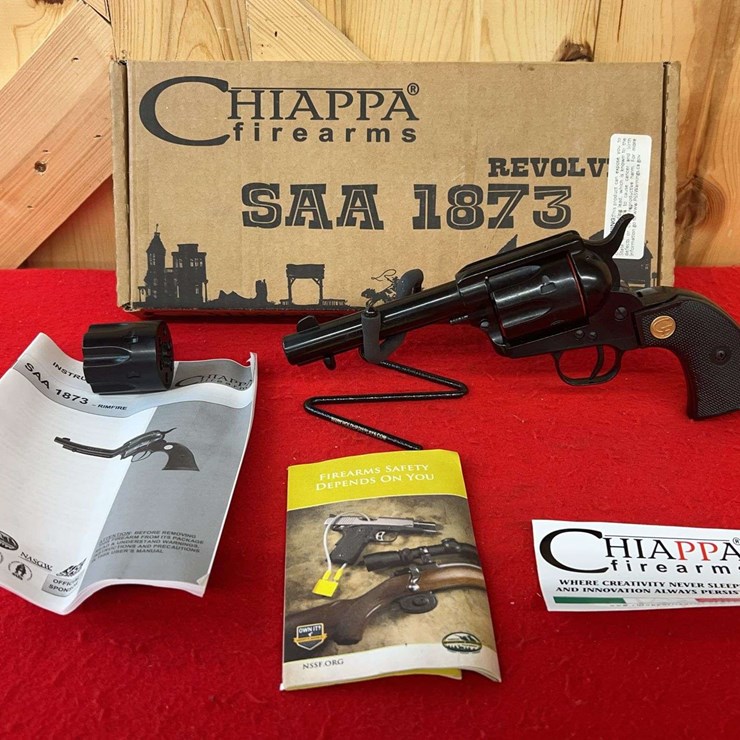 Chiappa .22 LR/.22 Magnum Convertible SA Revolver