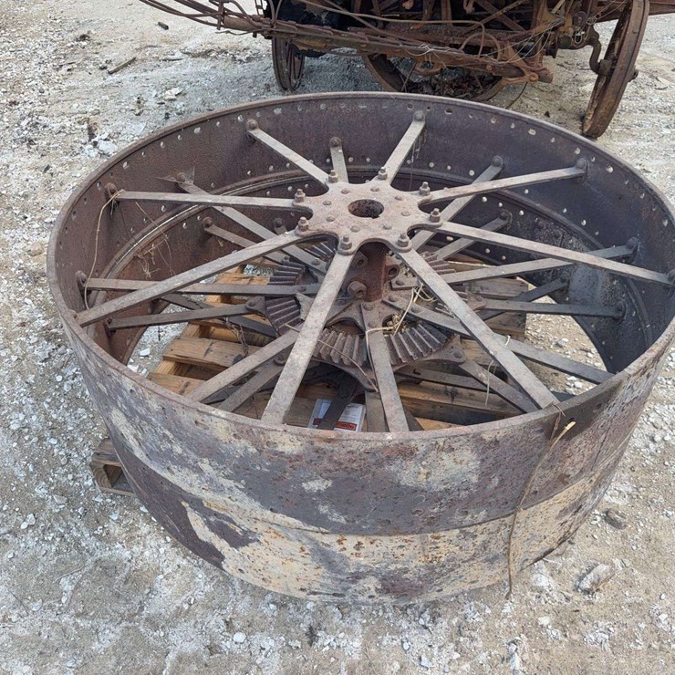 (2) Steel Wheels