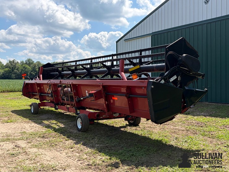case-ih-1020-30'-grain-platform-w/unverferth-ht25-head-cart-image-5