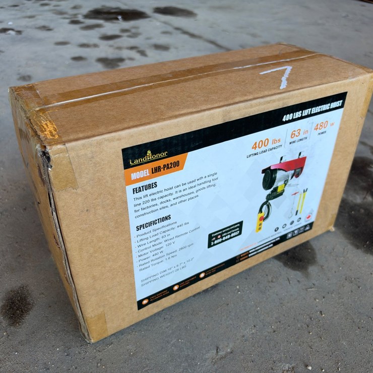 #7 • Landhonor 400 LB Electric Hoist